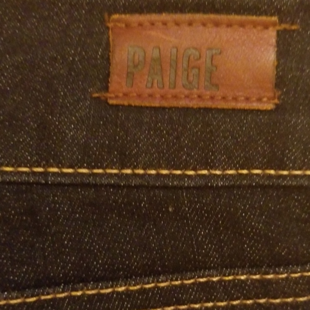 PAIGE Jean's Flare Leg Dark Blue Wash - Picture 8 of 8